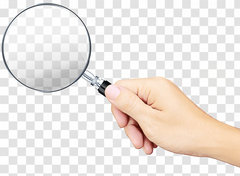 Magnifying Glass - Hand - Thumb Lens Transparent PNG