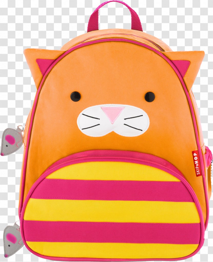 Skip Hop Zoo Little Kid Backpack Forget Me Not & Lunch Bag Set Pink Cat - Trolley Case Transparent PNG