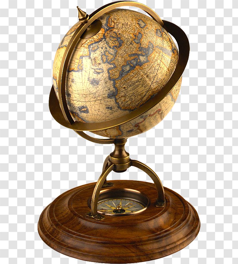 Globe Old World Antique Map - Time Transparent PNG