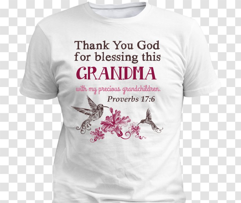 T-shirt Hoodie Sleeve Clothing - White - Thank God Transparent PNG