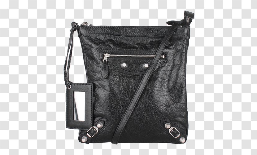 Balenciaga Handbag Fendi Designer - Black - Paris Family Of Ms. Messenger Shoulder Bag 319 716 Transparent PNG