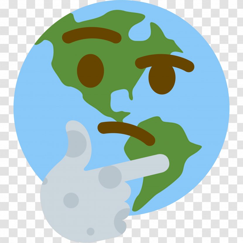 Emoji Globe Earth World SMS - Youtube - Thought Transparent PNG