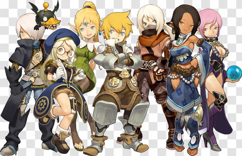 Dragon Nest YouTube Character Concept Art Model Sheet - Silhouette Transparent PNG