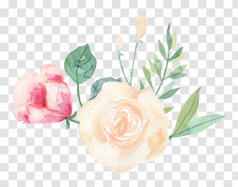 Bridal Shower Guest Book Watercolor: Flowers Watercolor Painting Paint Brushes - Oil - Boquet Cartoon Transparent PNG