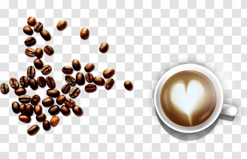 Espresso Coffee Cup Ristretto Cafe - Instant - And Beans Transparent PNG