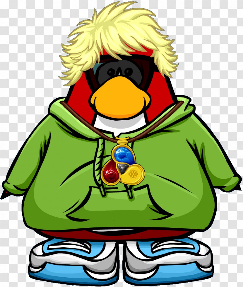 Club Penguin Hoodie Wikia Yellow - Orange Transparent PNG