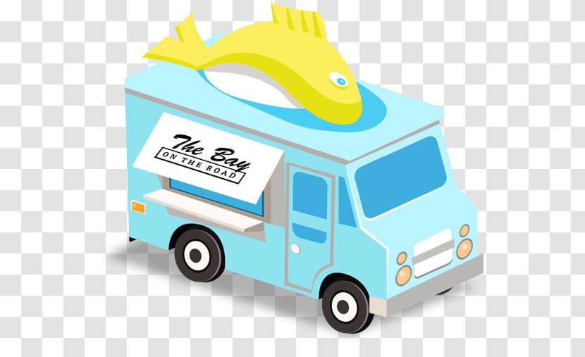Car Van Commercial Vehicle Fish And Chips Clip Art - Model Transparent PNG