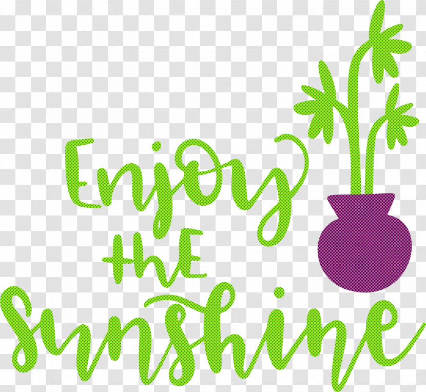 Sunshine Enjoy The Sunshine Transparent PNG