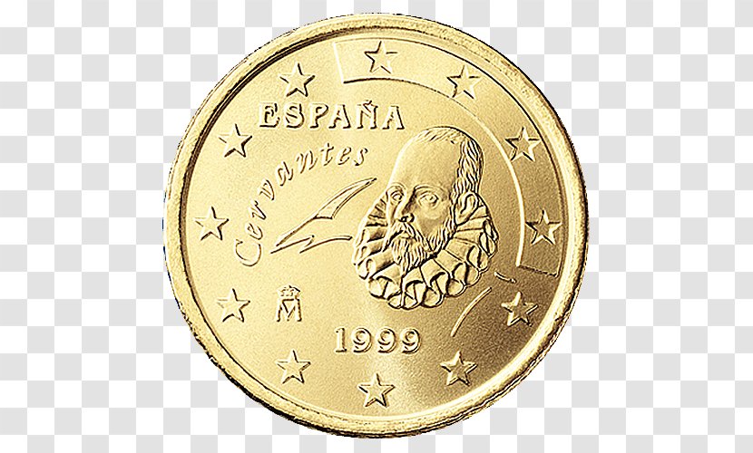 Spain 50 Cent Euro Coin 10 Coins Transparent PNG