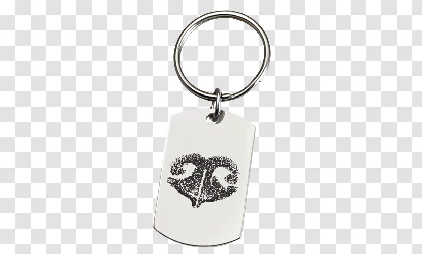 Key Chains Stainless Steel Metal Engraving - Necklace - Dog Nose Transparent PNG