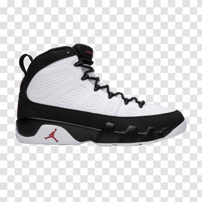 Air Jordan 9 Boys Retro Shoes Black // University Red 302370 Sports Nike - Space Jam Transparent PNG