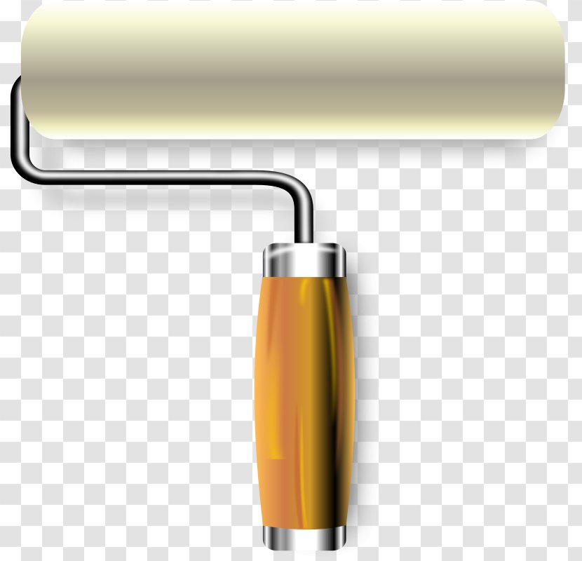 Paint Rollers Paintbrush Clip Art - House Painter And Decorator - On Rollerblades Transparent PNG