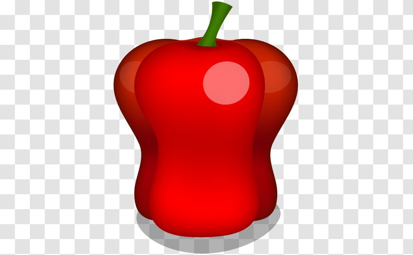 Apple Food Bell Peppers And Chili Fruit - Emoticon - Pepper Transparent PNG