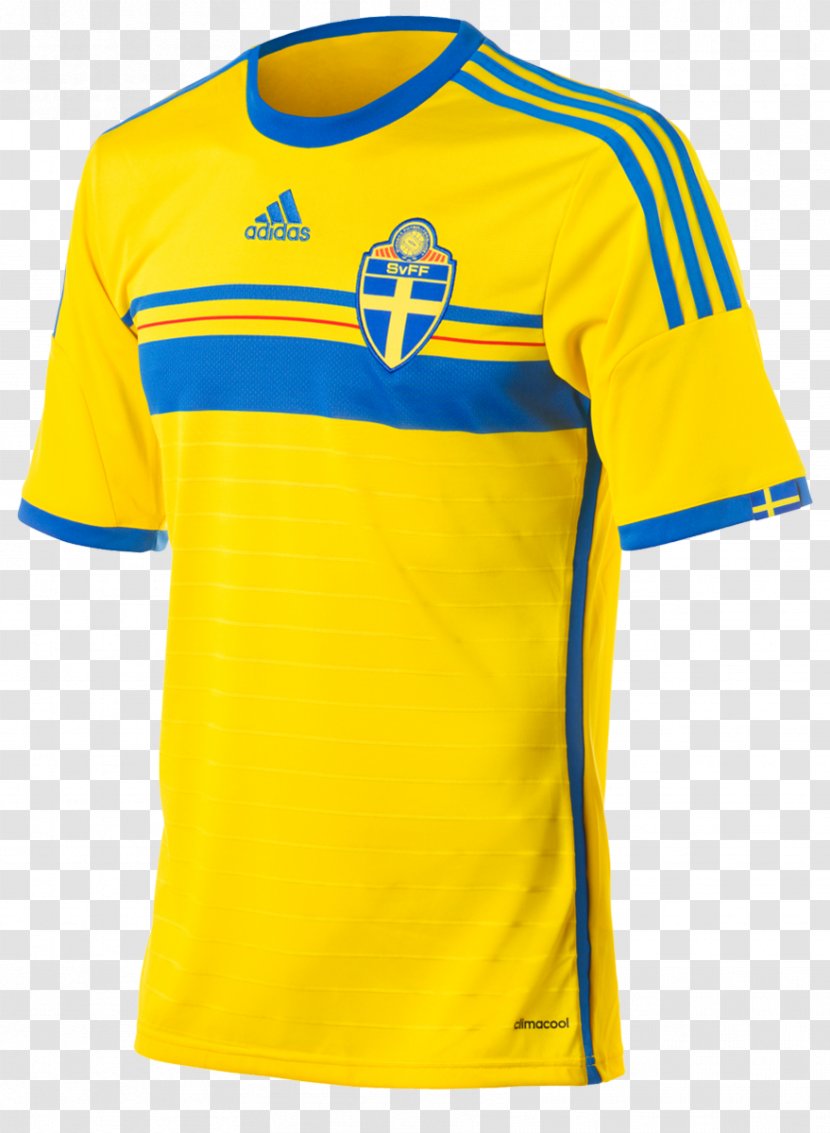 Sweden National Football Team 2014 FIFA World Cup 2018 T-shirt - Kit Transparent PNG