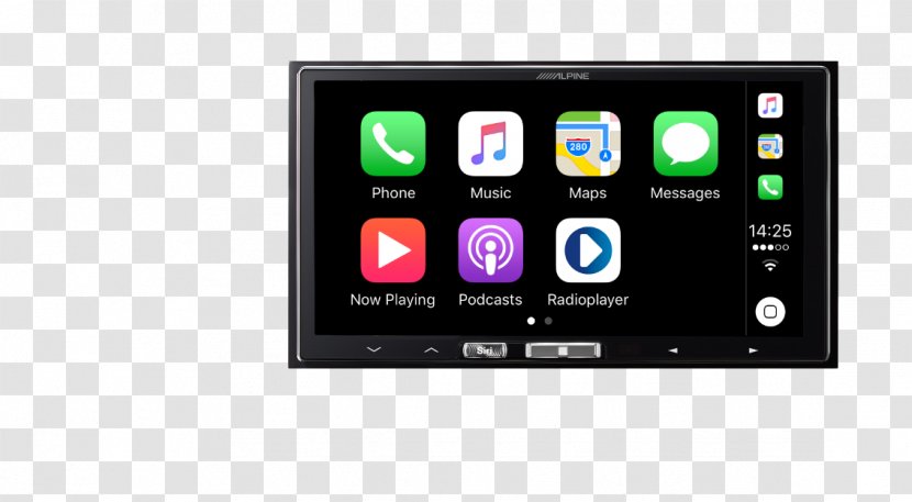 CarPlay Vehicle Audio ISO 7736 Alpine Electronics - Mp3 Player - Cars Mac Transparent PNG