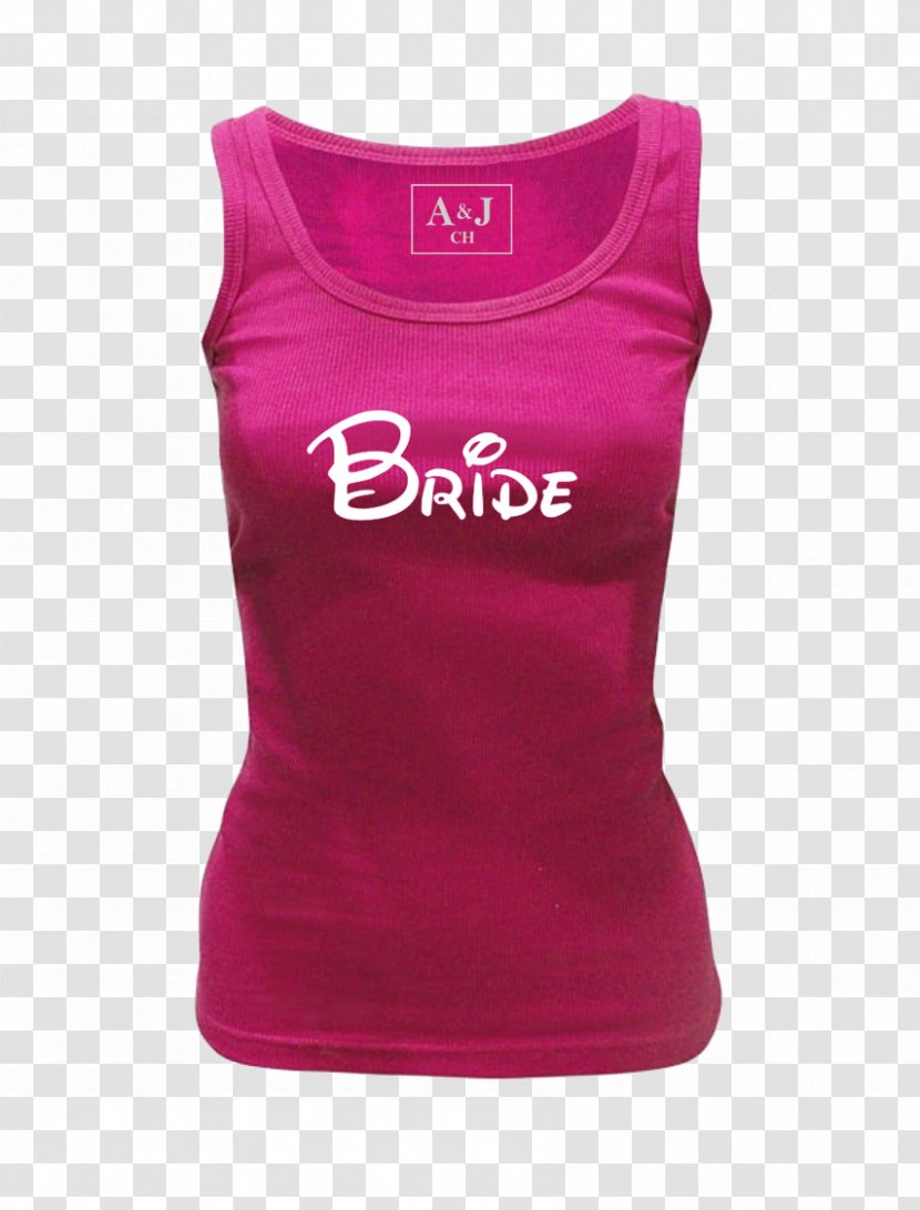 T-shirt Gilets Bride Bridal Shower - Bridesmaid - Despedida De Soltera Transparent PNG