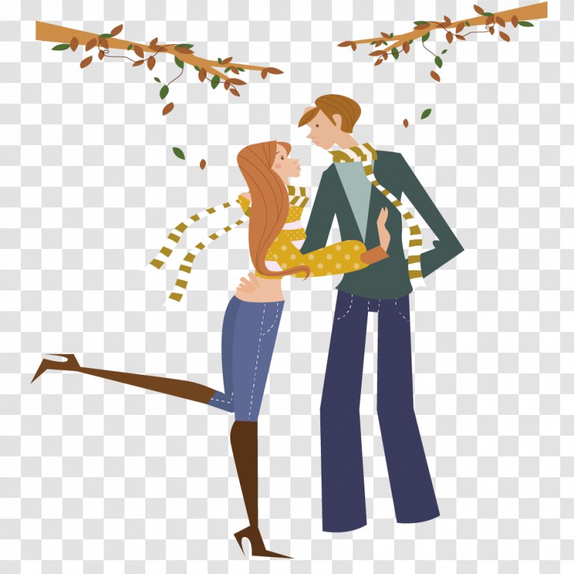 Couple Kiss - Silhouette - Outdoor Kissing Transparent PNG
