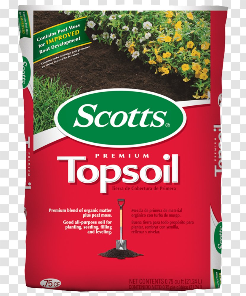 Scotts Miracle-Gro Company Topsoil Potting Soil - Natural Foods - Ground Transparent PNG