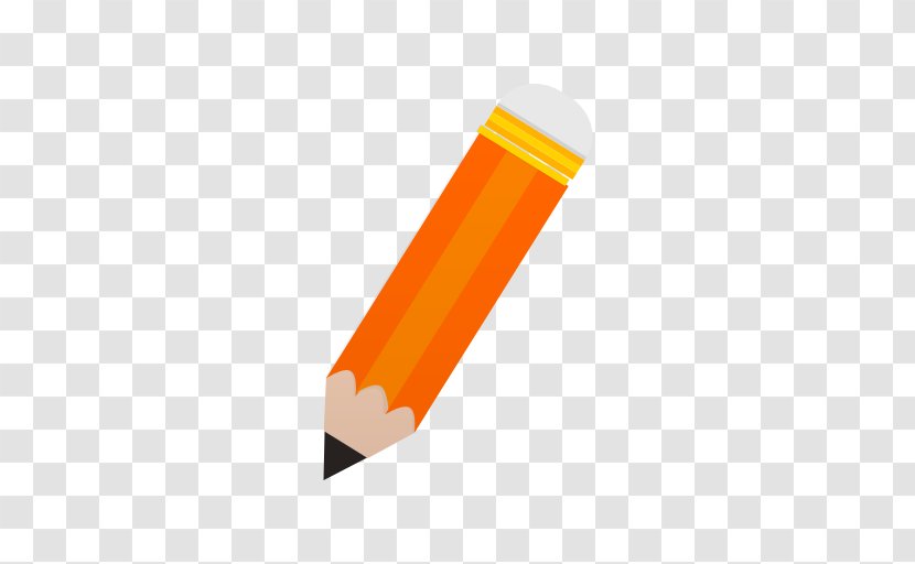 Orange Yellow Pencil Transparent PNG