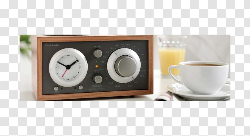 Tivoli Audio - Radio - Model Three BT Alarm Clock Radio, Black / Silver OneRadio Transparent PNG