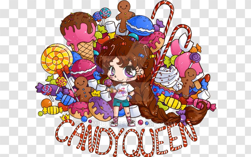 Candy Corn Cupcake Cotton Lollipop - Cartoon - Gorgeous Clipart Transparent PNG