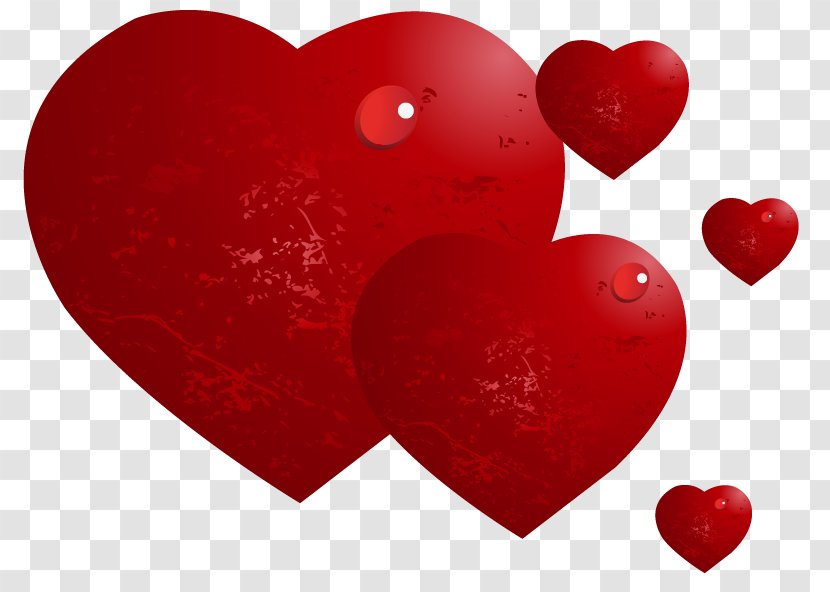 Heart PhotoScape Valentine's Day Clip Art - Valentine S - Water Drops Transparent PNG