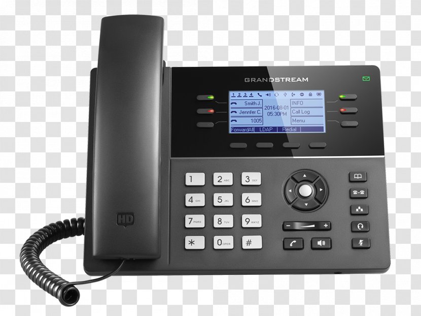 Grandstream GXP1760 SIP Networks VoIP Phone Telephone Voice Over IP - Telephony - Business Transparent PNG