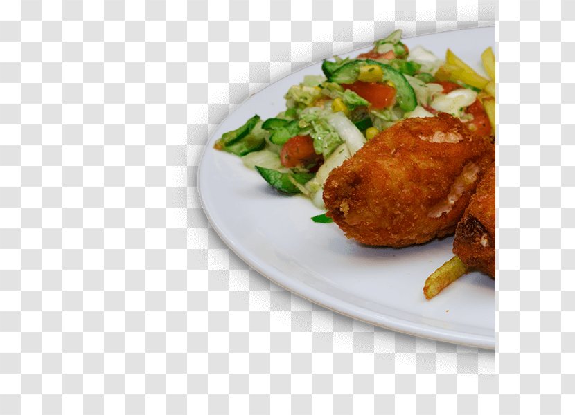Fried Chicken Vegetarian Cuisine Cutlet Food - Recipe Transparent PNG