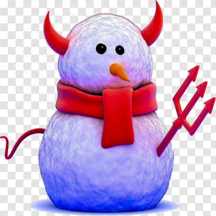 Devil Satan Snowman Illustration Transparent PNG