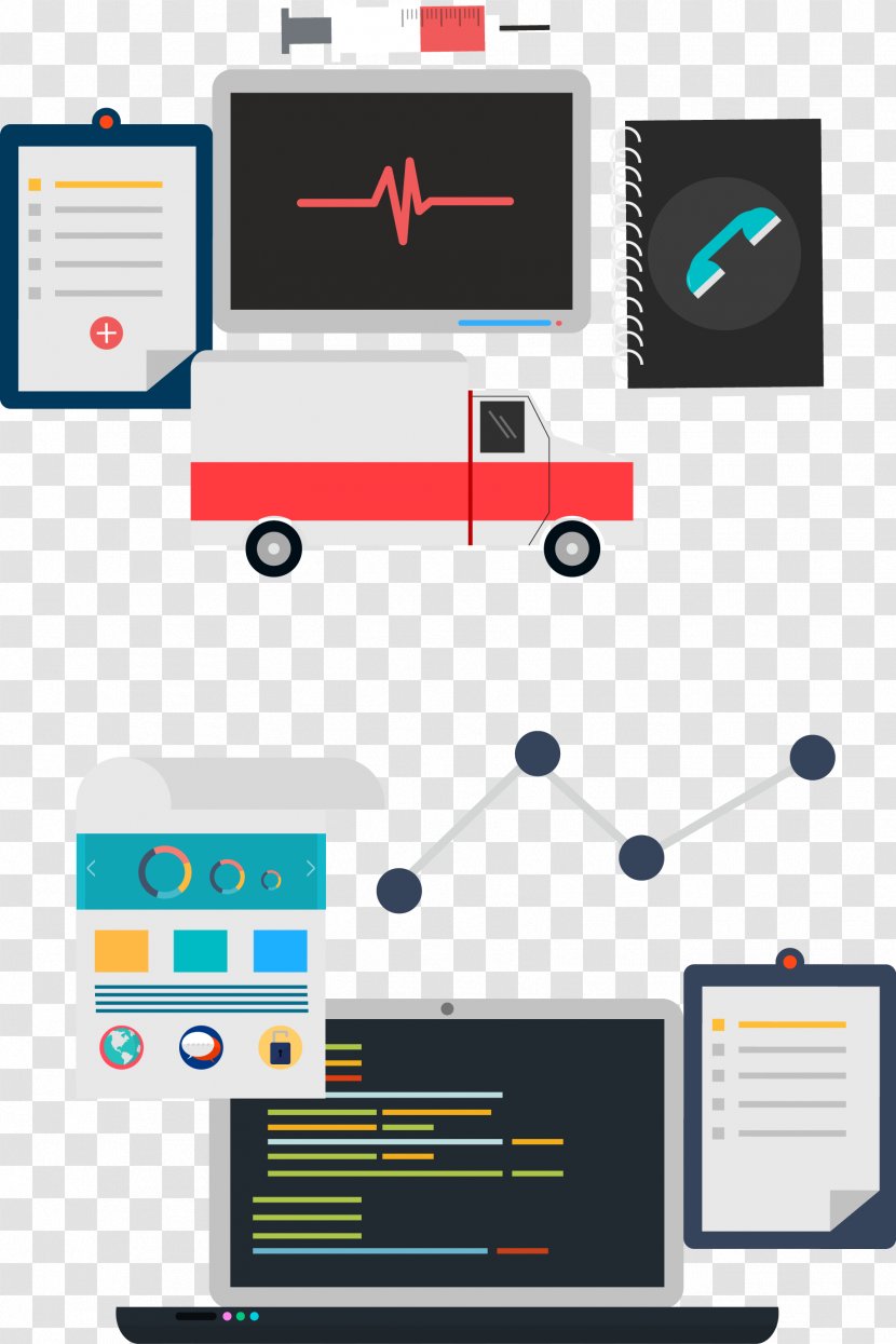 Euclidean Vector Adobe Illustrator - Software - Hand-painted Medical Ambulance Transparent PNG