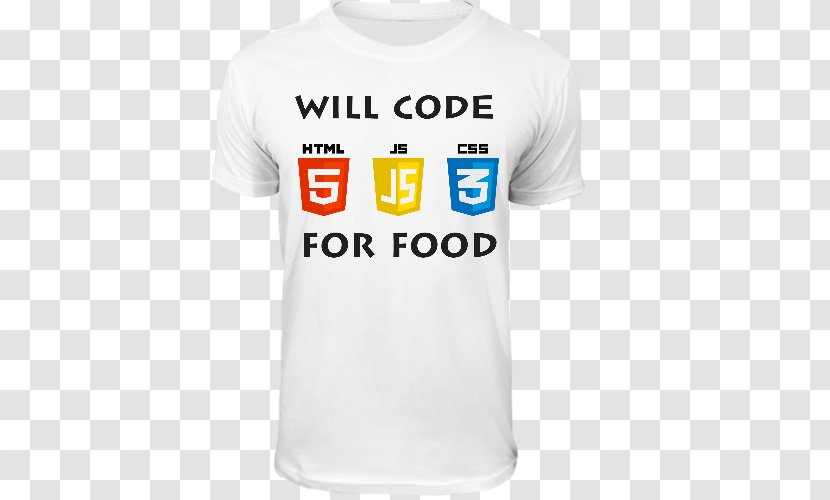 T-shirt Web Development Programming Language Computer Page - Logo Transparent PNG