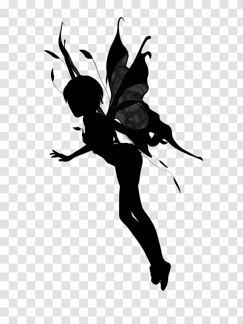 Silhouette Athletic Dance Move Graphic Design Fictional Character Plant - Blackandwhite Transparent PNG