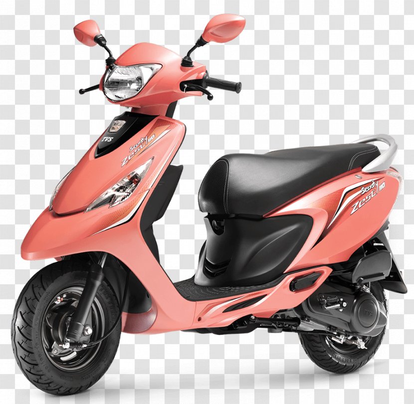 Scooter TVS Scooty Honda Motor Company Motorcycle - Tvs Apache Transparent PNG
