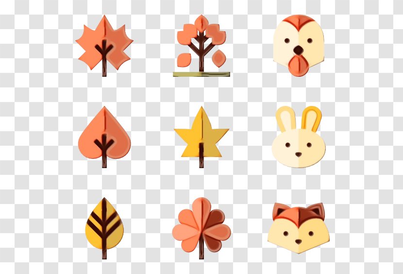 Leaf Icon - Autumn Transparent PNG