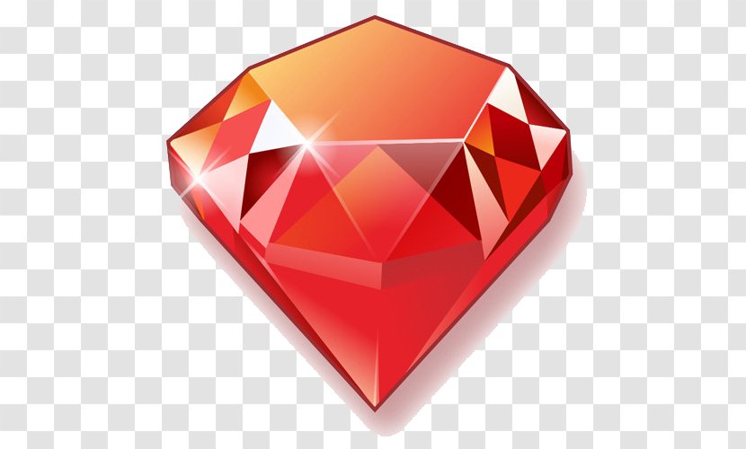 Red Gemstone Diamond Logo - Jewellery Transparent PNG