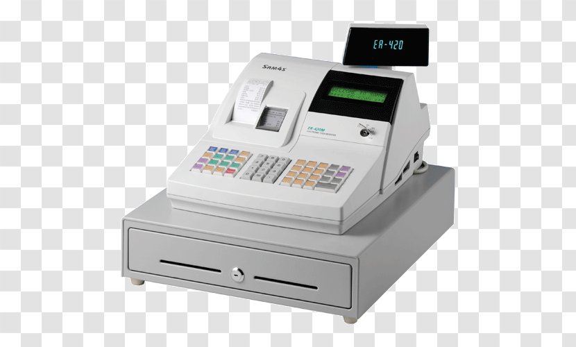 Cash Register Point Of Sale Sales Barcode Scanners - Price - Clipart Transparent PNG