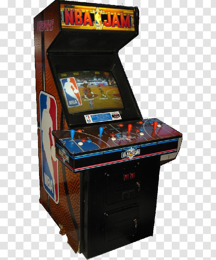 Arcade Cabinet NBA Jam T.E. Extreme X-Men - Basketball Video Game Transparent PNG