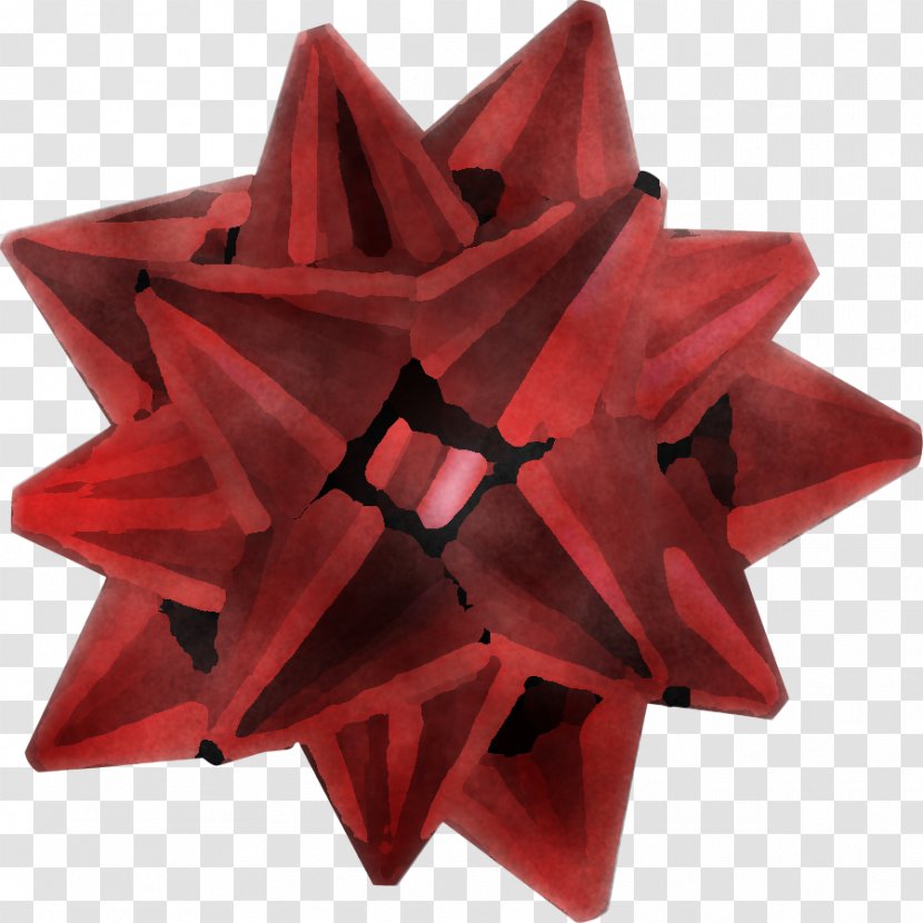 Origami - Red - Art Paper Carmine Transparent PNG