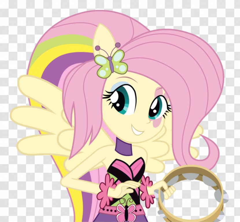 Fluttershy Rainbow Dash Pinkie Pie Applejack My Little Pony - Cartoon Transparent PNG