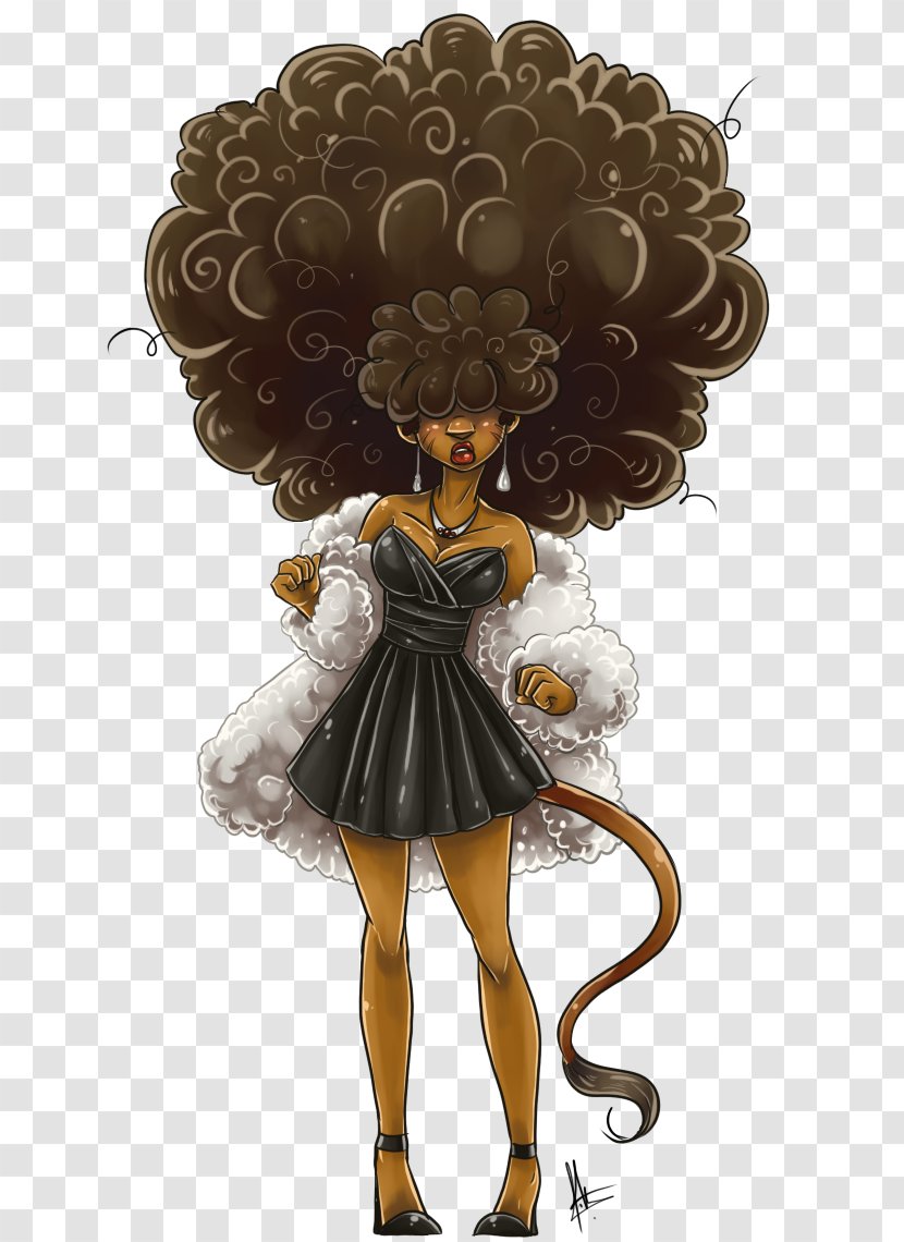 Afro-textured Hair Coloring Black - Woman Transparent PNG