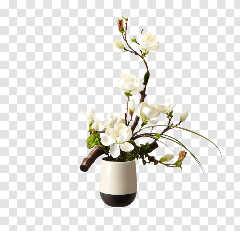Flower Bouquet Floral Design Magnolia - Flowering Plant - Brandy Art Transparent PNG
