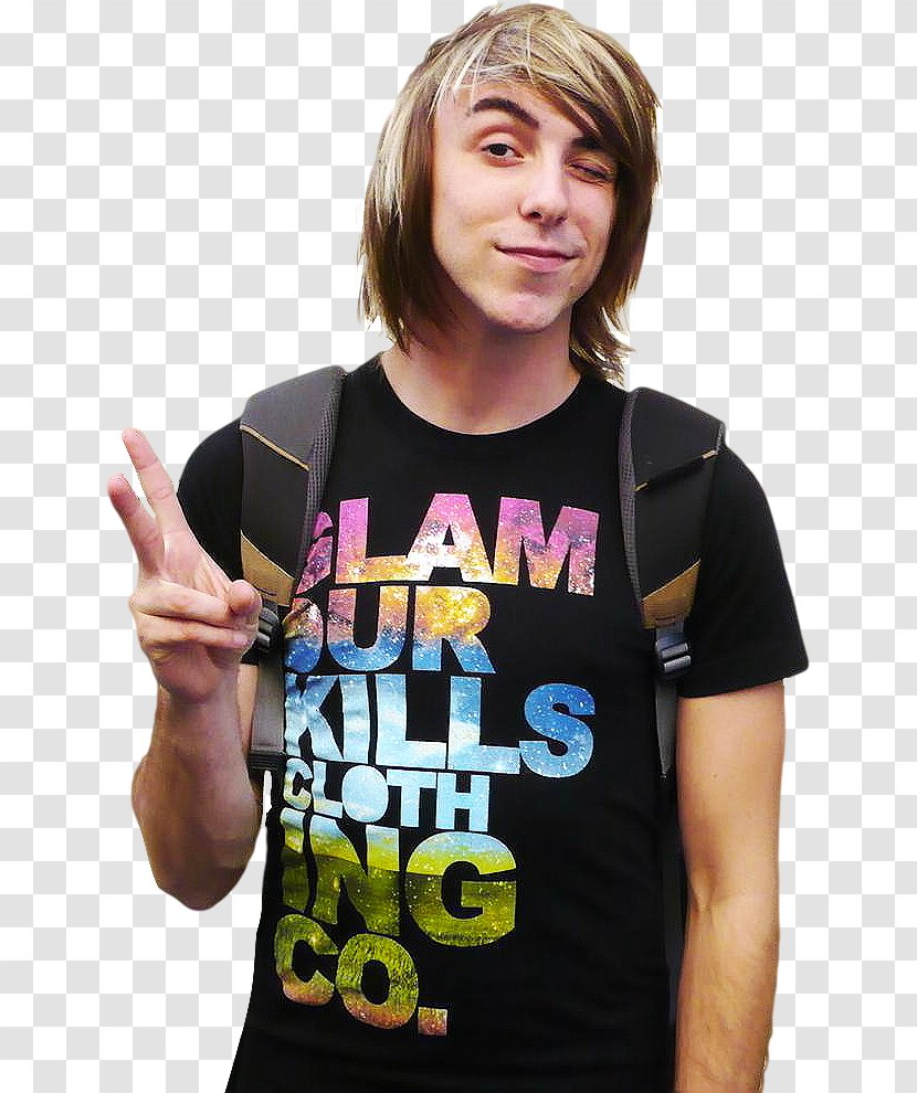 Alex Gaskarth All Time Low T-shirt Hairstyle - Body Piercing Transparent PNG