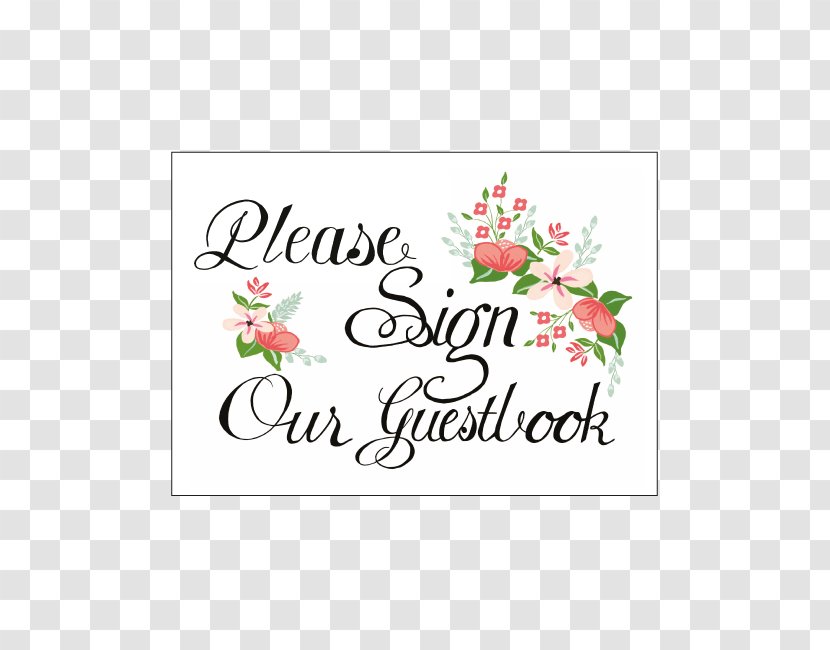 Wedding Reception Floral Design Bride Something Old - Guestbook Transparent PNG