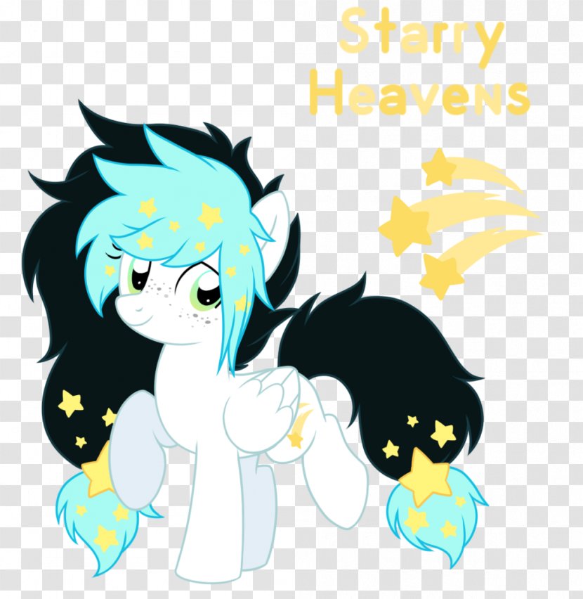 Horse Graphic Design Pony - Flower - Starry Material Transparent PNG