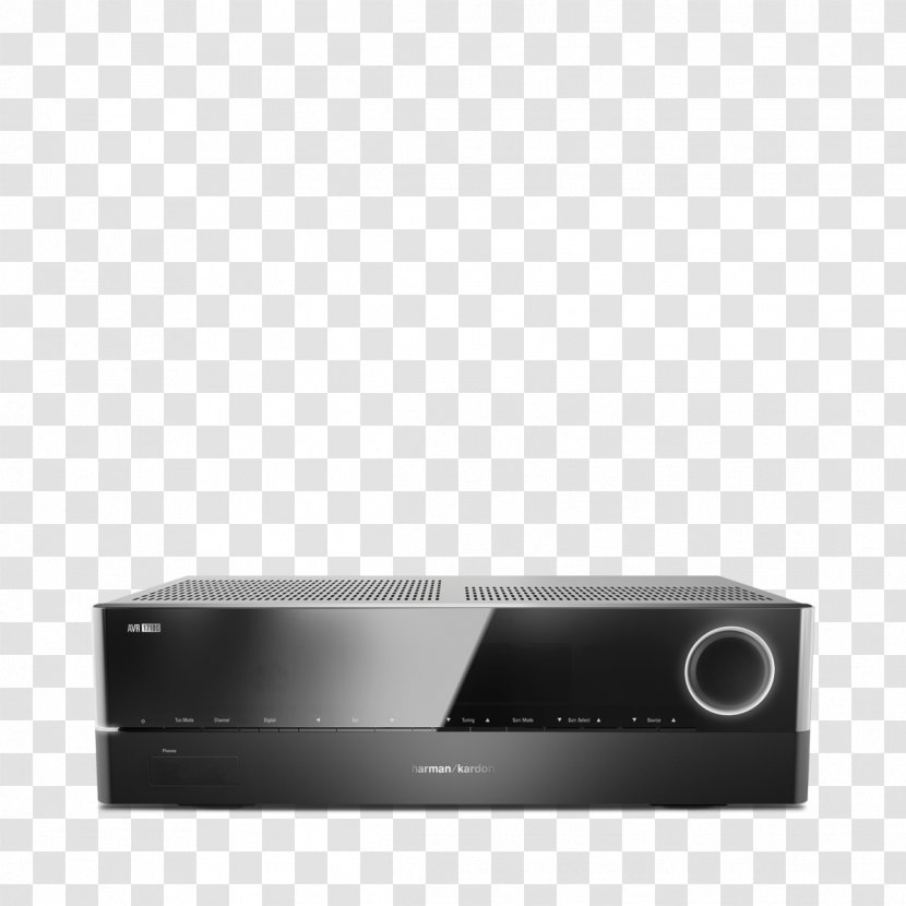 AV Receiver Harman Kardon 5.1 Surround Sound Audio Radio - Revel Transparent PNG