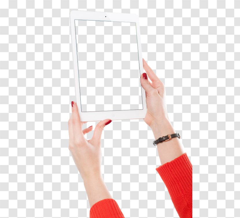 IPad Air Woman Gesture Computer - Finger - Hand-painted Girls Transparent PNG