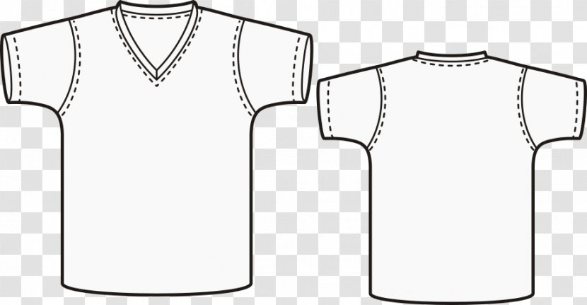 T-shirt Collar Dress Outerwear Sleeve - Neck - Pattern Transparent PNG