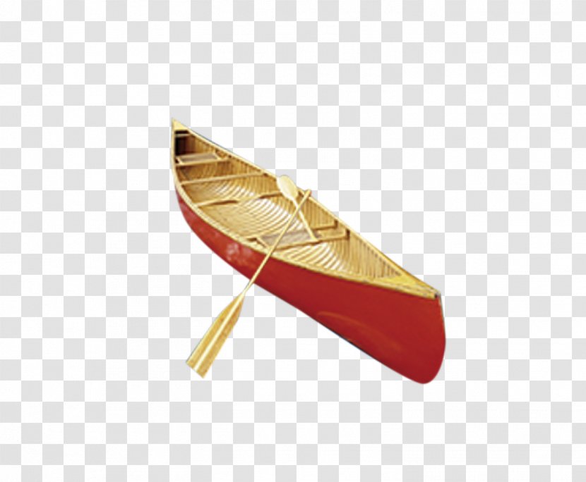 Oar Boat Rowing Paddle - Wood - Golden Transparent PNG