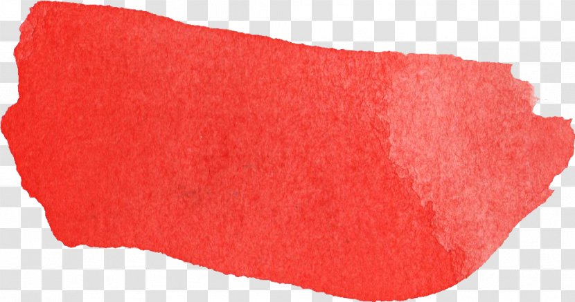 Rectangle Petal - Red - Brush Stroke Transparent PNG