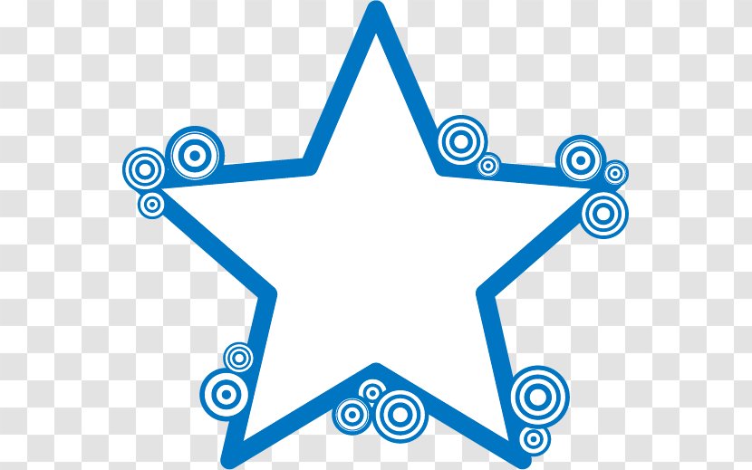 Icon - Symmetry - Blue Five-pointed Star Transparent PNG